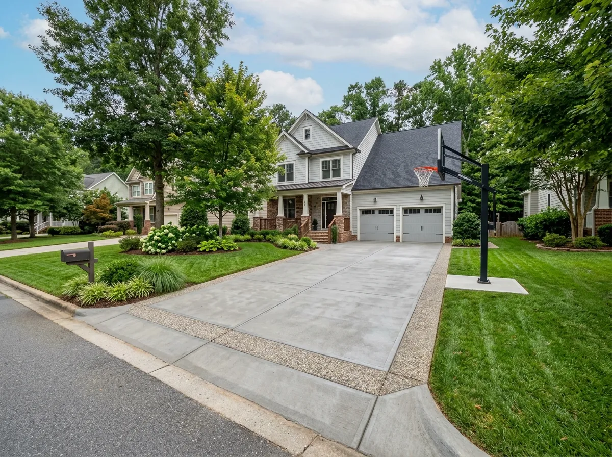 ALB Concrete Solutions ALB Concrete Solutions completed residential concrete project 1 in the Triangle